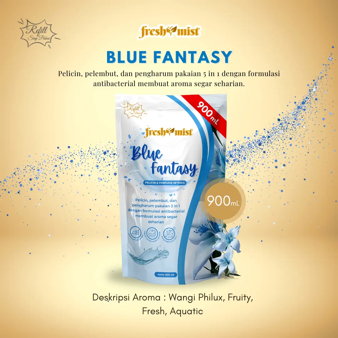 900ml Blue Fantasy