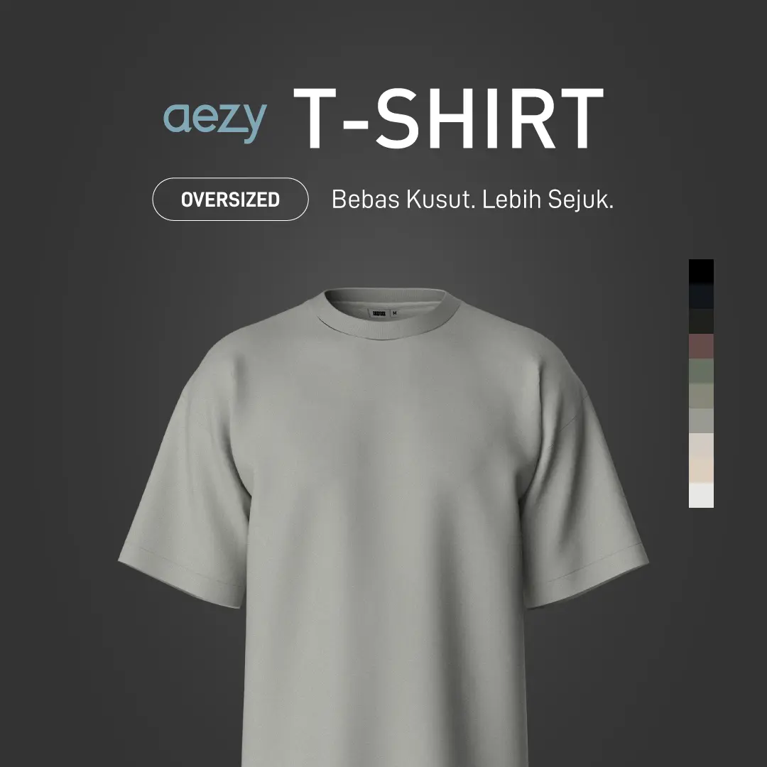 No Void Minds AEZY TPF Oversized Core T-Shirt | Steel