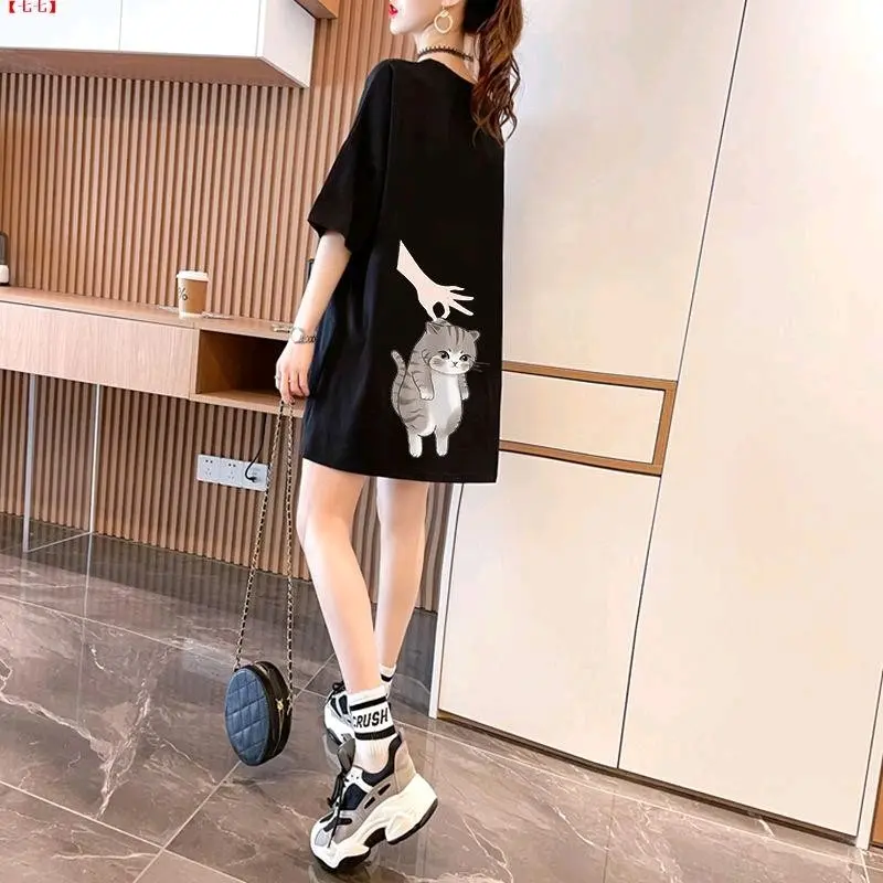Kaos Harajuku Korean Jepang Bigsize Jumbo XL 2XL 3XL 4XL 5XL Kaos Urban Style Lazy Cat  Streetwear Oversize 5