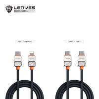 Gambar LENYES LC531 Kabel Data Fast Charging 27W Lightning 60W Type C Data Cable Charger Nylon Braided 1 Meter - Type C To Type C dari LENYES INDONESIA Kota Administrasi Jakarta Pusat 1 Tokopedia