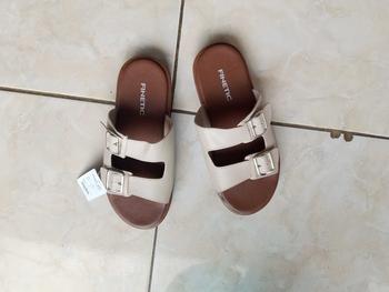 Product Review of Finetic Sandal Kasual Wanita Model Terbaru Anti Slip Sendal Flatbed Cewek Karet from m**y 3