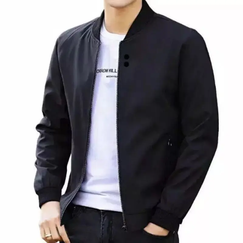 [COD]Jaket Pria Bomber Original free stiker/gantungan kunci