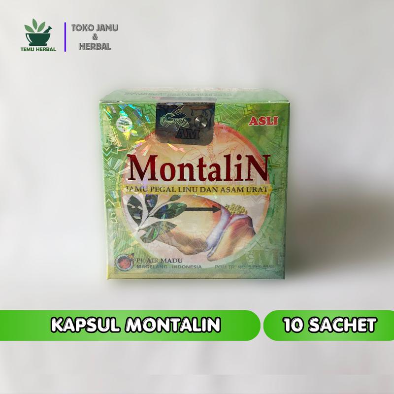 Kapsul Montalin - Isi 10 Sachet - Pegal Linu Asam urat 0