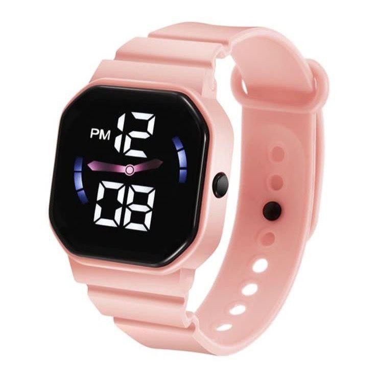 Jam Tangan Anak Laki-Laki Sport Waterproof Digital LED Abu Abu Premium Model Terbaru Keren Remaja Cewe Cowok Perempuan Anti Air - Fashion Cewek 4