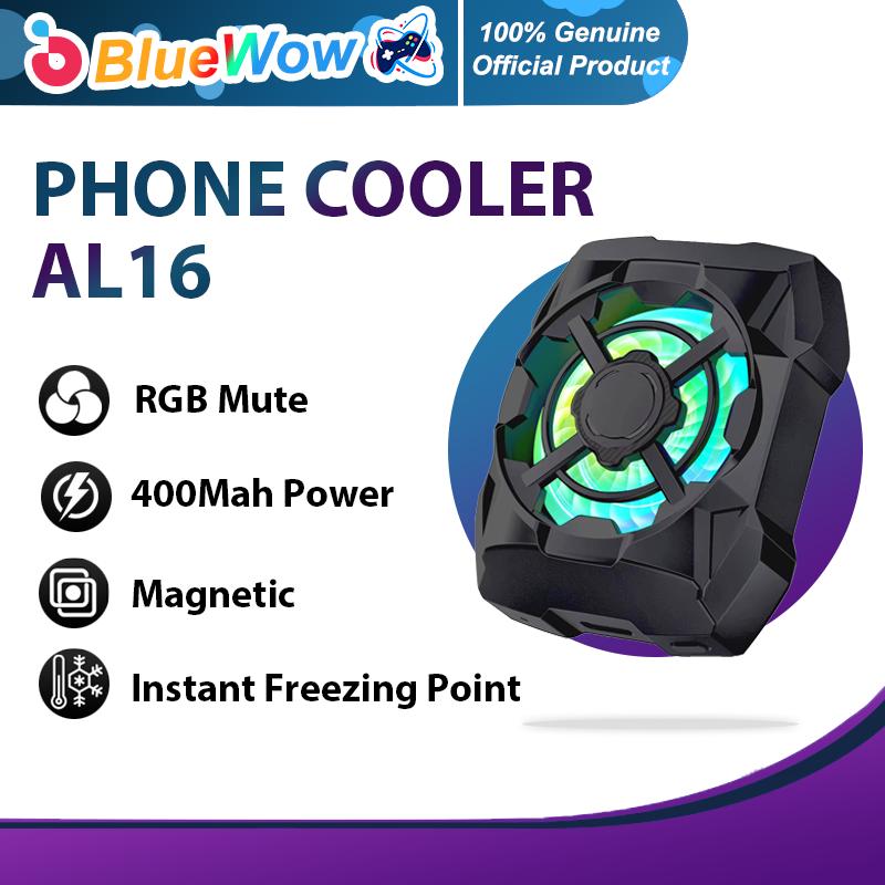  Quạt Làm Mát Điện Thoại BlueWow Có Thể Sạc Lại 3 Tốc Độ Có Thể Điều Chỉnh Tản Nhiệt Chơi Game Không Dây Từ Tính Im Lặng Thích Hợp Chơi Game Làm Mát Nhanh 