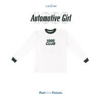 Gambar AUTOMOTIVE GIRL CLUB OF 1986 LONG SLEEVE T-SHIRT / Kaos Retro Vintage FOREST GREEN WHITE - M dari Club of 1986 Kota Bandung 2 Tokopedia