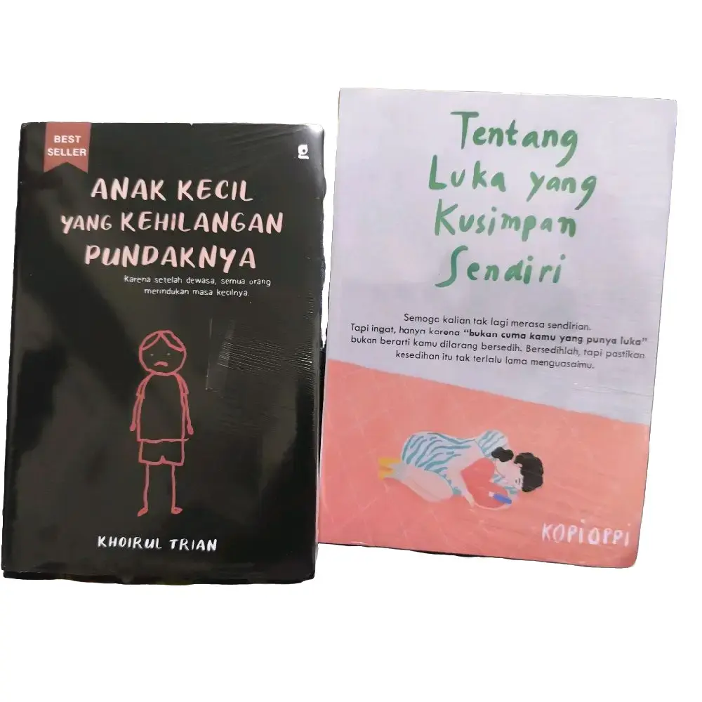 paket 2 Novel tentang luka yang kusimpan sendiri DAN Anak kecil yang kehilangan pundaknya