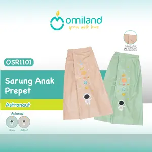 OMILAND Sarung Anak Model Prepet Instant Praktis Motif