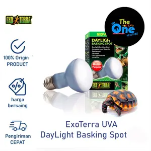 Exoterra Daylight Basking Lamp Lampu reptil Exoterra UVA