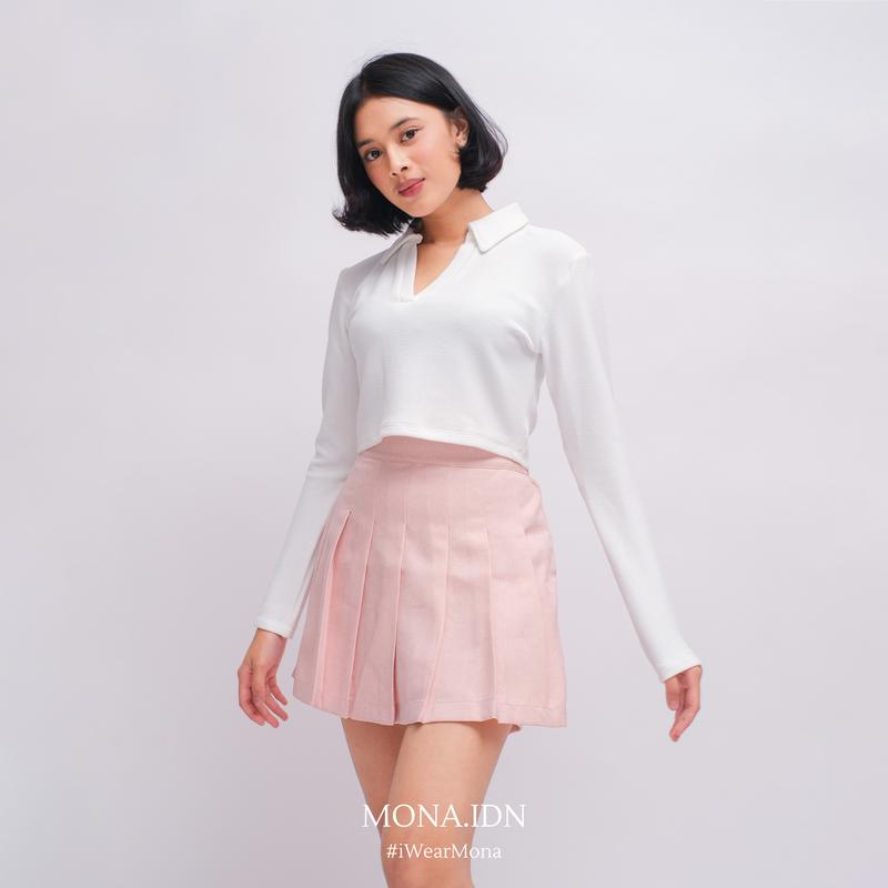 MONA - Suzy Skort Wanita Rok Tennis Casual Celana Rok Perempuan Semiwol Premium Tebal Tidak Menerawang 5