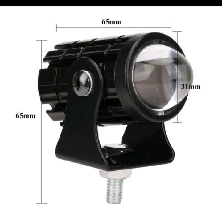 Lampu Tembak Laser Led Mini 2 Warna -  (12 - 24 volt )Lampu Tembak Sorot Foglamp Mini Laser Gun Car 3