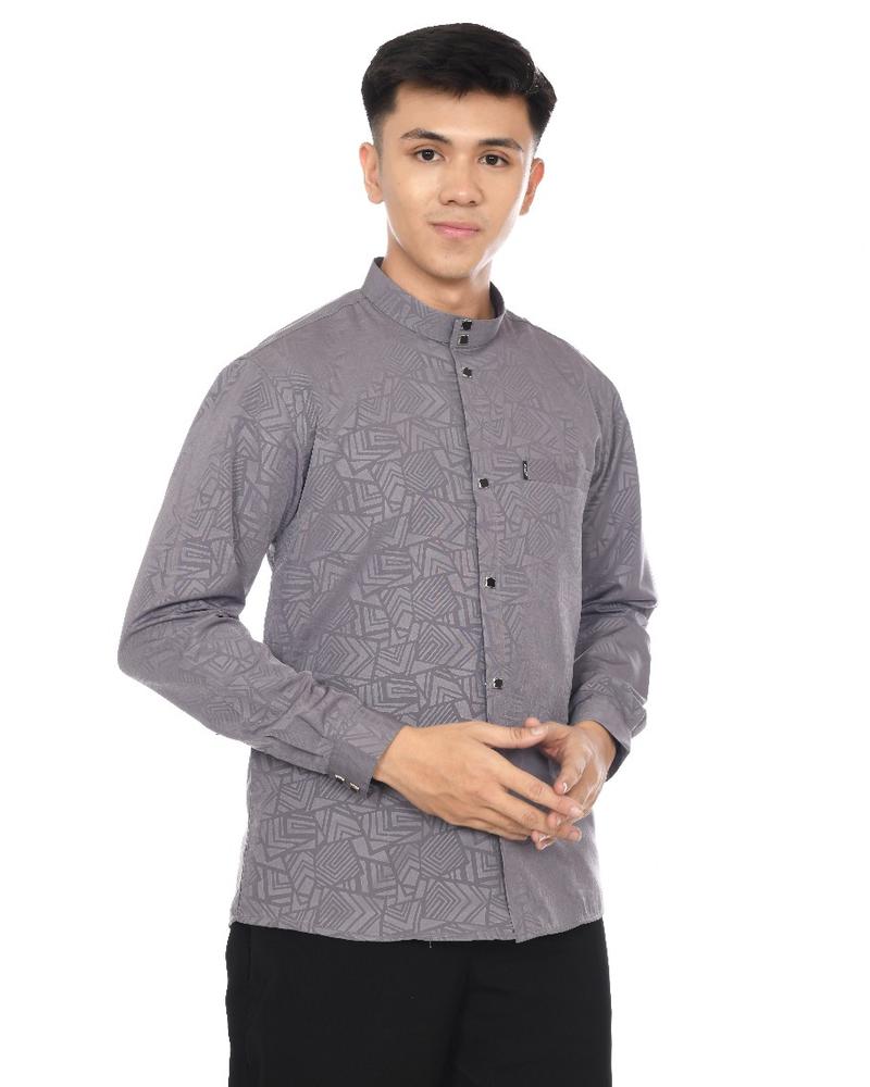 Product Introduction of Kemko sultan motif etnic bahan betsway embos premium bahan Tebal ukuran S L XL XXL mewah dan kerkualitas, Variasi Kantong Samping Kancing Nyaman di pakai Tangan Panjang bisa buat Seragam warna Hitam dll Baju Koko Muslim Pria Dewasa Katun Kurta 7