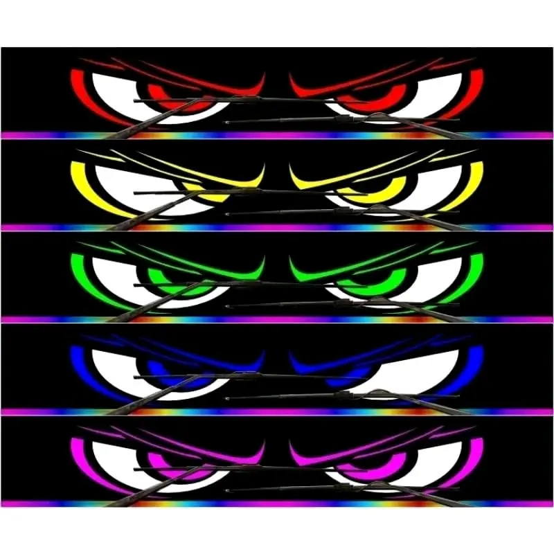 Stiker strobo mata kedip mini hologram stiker miniatur mainan stiker kecil Toys 0