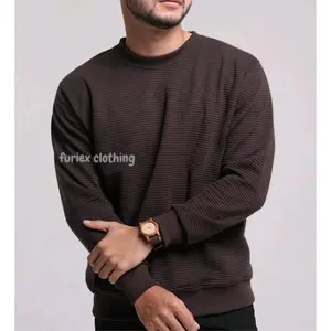 Furiex Sweater Crewneck Meridian Knitwear Pria Wanita Brown Black Lightbrown Cam Jiel Navy Material Knit Ukuran M L XL XXL