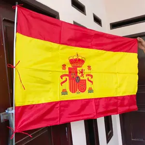 Bendera Spanyol ukuran 110x70 dan 140x100cm
