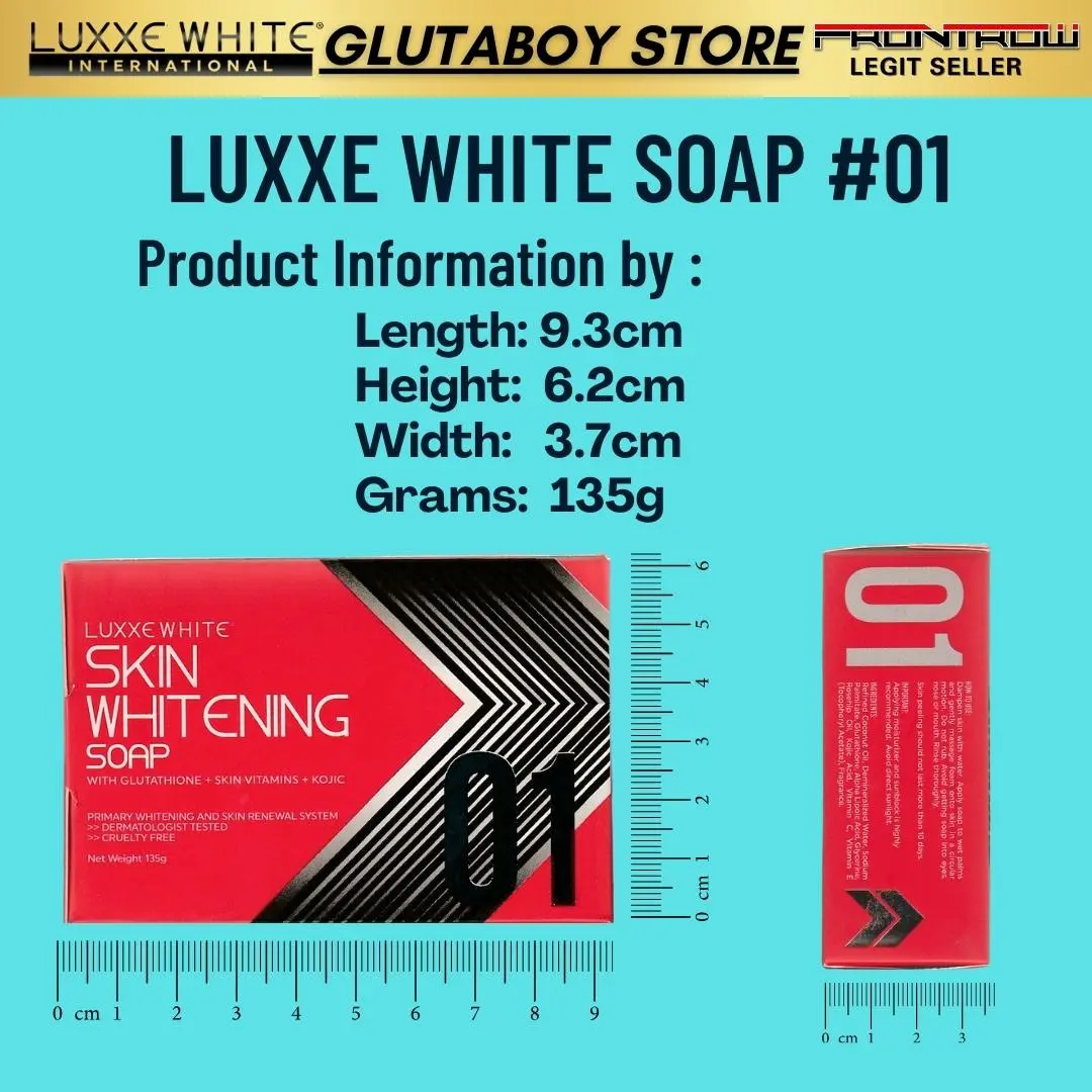 LUXXE WHITE GLUTATHIONE SOAP 01 02 03 FRONTROW SOAP PAMPAPUTI PAMPAKINIS 01 02 03 1 BAR LUXXE WHITE GLUTATHIONE SOAP 01 02 03 FRONTROW SOAP PAMPAPUTI PAMPAKINIS 01 02 03 1 BAR