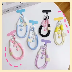 Yeppeo Fashion Gantungan Tali HP GT2104 Liontin Rantai Bintang Awan Kartun Lucu Casing Phone Straps Silikon TPUP 10 cm Kekinian