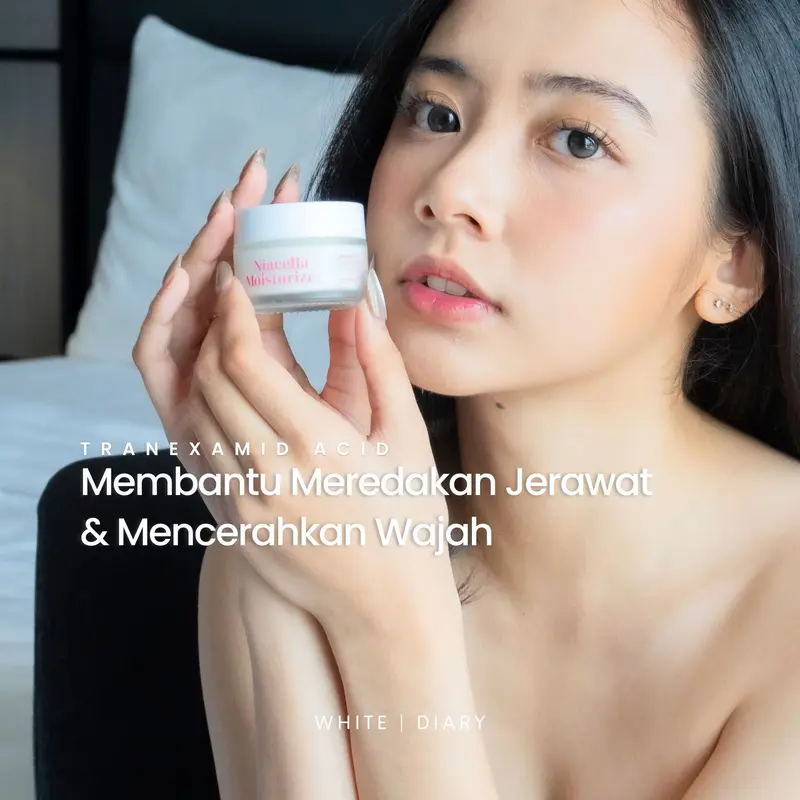 White Diary Niacella Moisturizer -  Moisturizer Mencerahkan Untuk Kulit Berminyak & Berjerawat 1