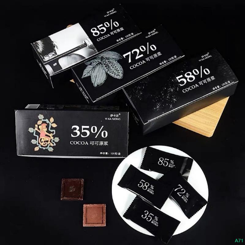 Socola đen đắng nguyên chất không đường mix độ đắng 100%85%78%55% 38%, kẹo ăn…