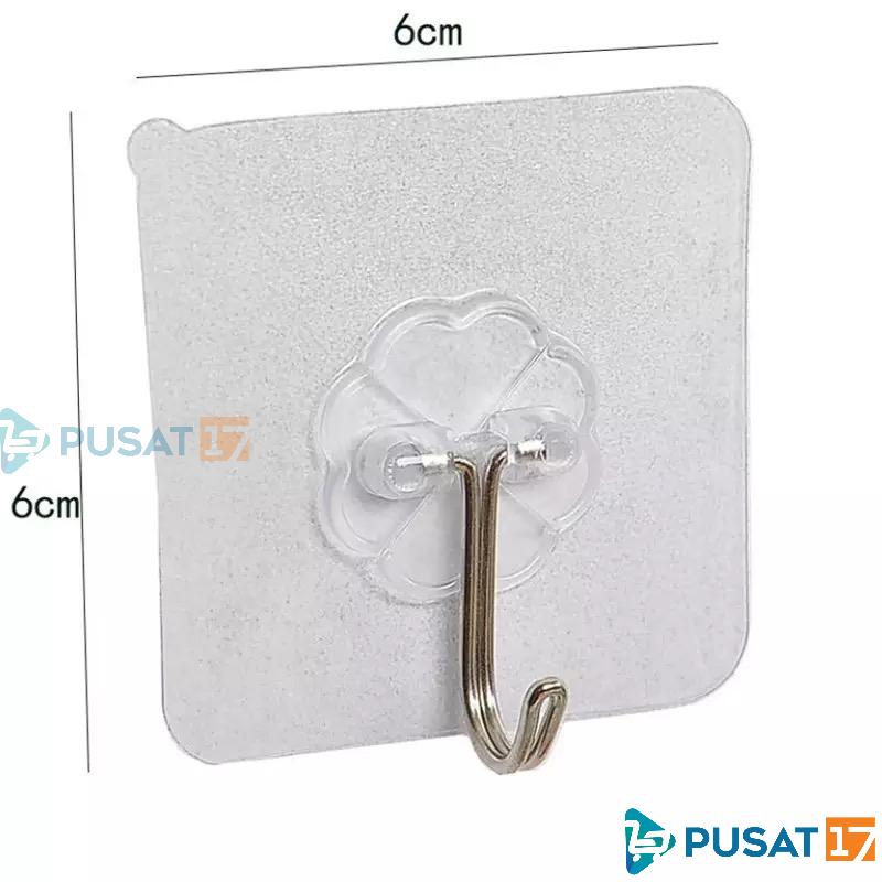 PUSAT17 GANTUNGAN TEMPEL HOOK AJAIB GANTUNGAN DINDING KAIT MAGIC SERBAGUNA KAMAR MANDI DAPUR / HANGER 5