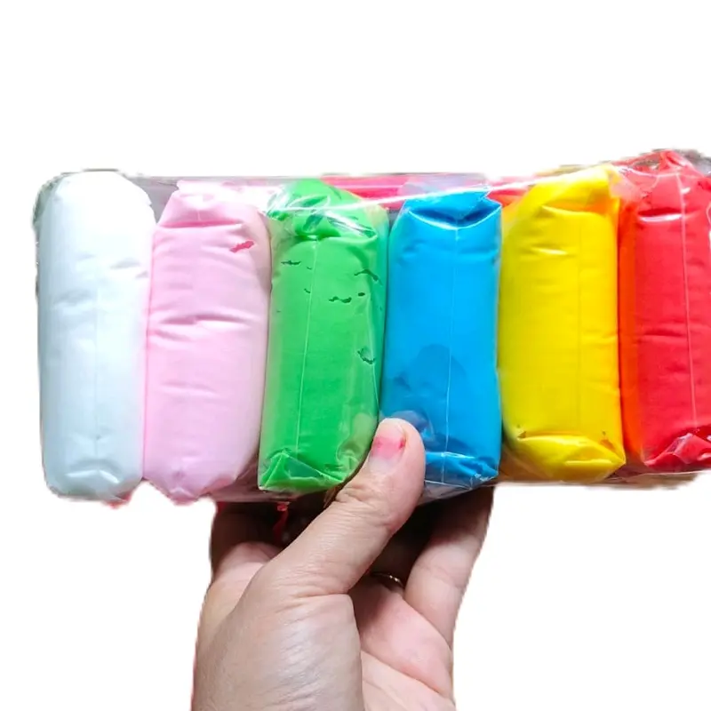 slem bantal besar satu pack isi 6 pcs  clay polymer besar mainan anak edukatif  mainan anak yang sangat mengedukasi Slime Toys Squishy 2