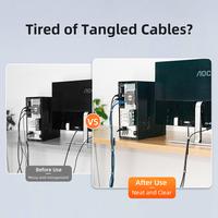 Gambar CABLETIME Kabel Winder Nylon Blended Clip Earphone Holder Cord Black - CV, 2M dari Cabletime Indonesia Kota Administrasi Jakarta Barat 3 Tokopedia
