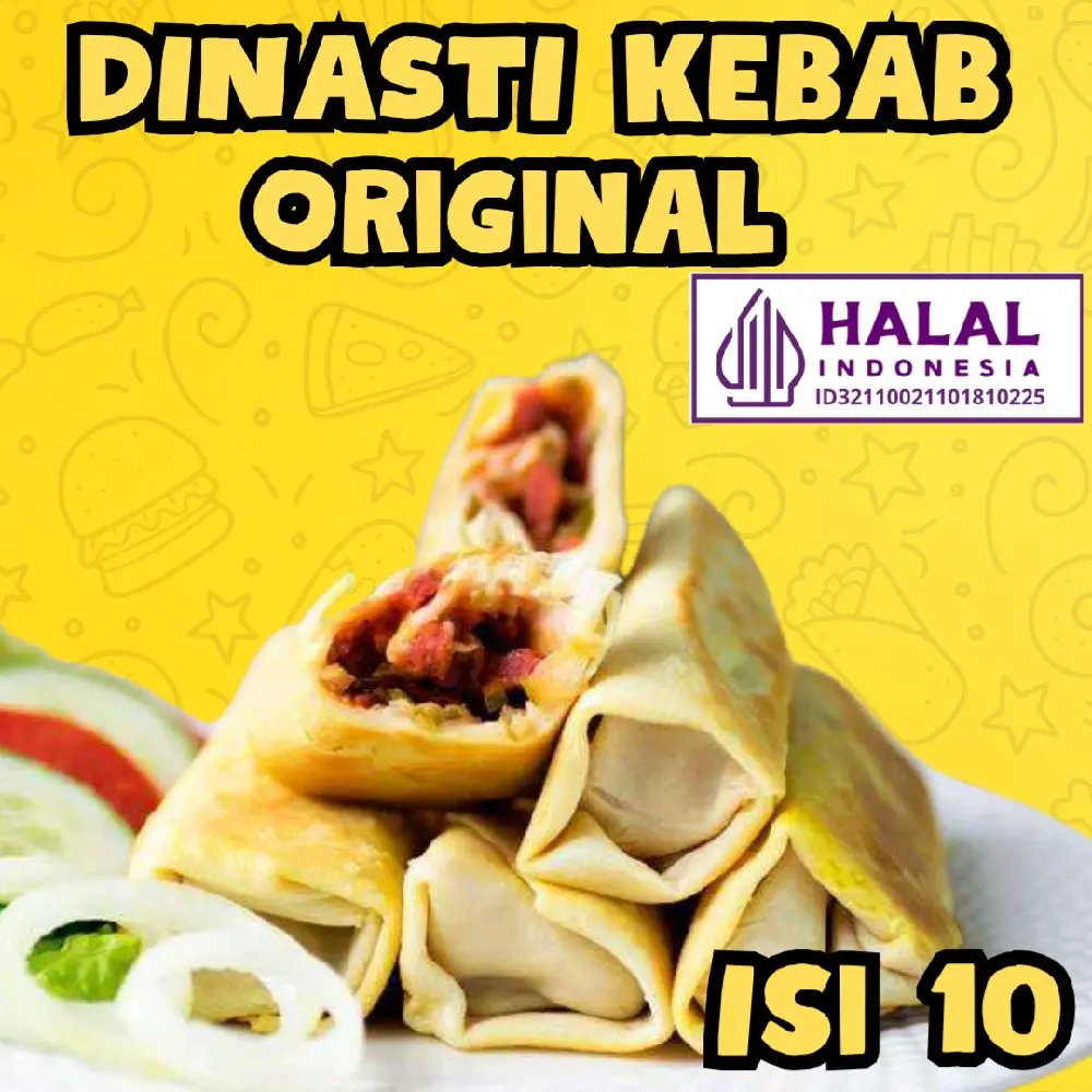 Dinasti Kebab - Kebab Mini Frozen Rasa Original Enak, Fres, Halal, Dan Sehat