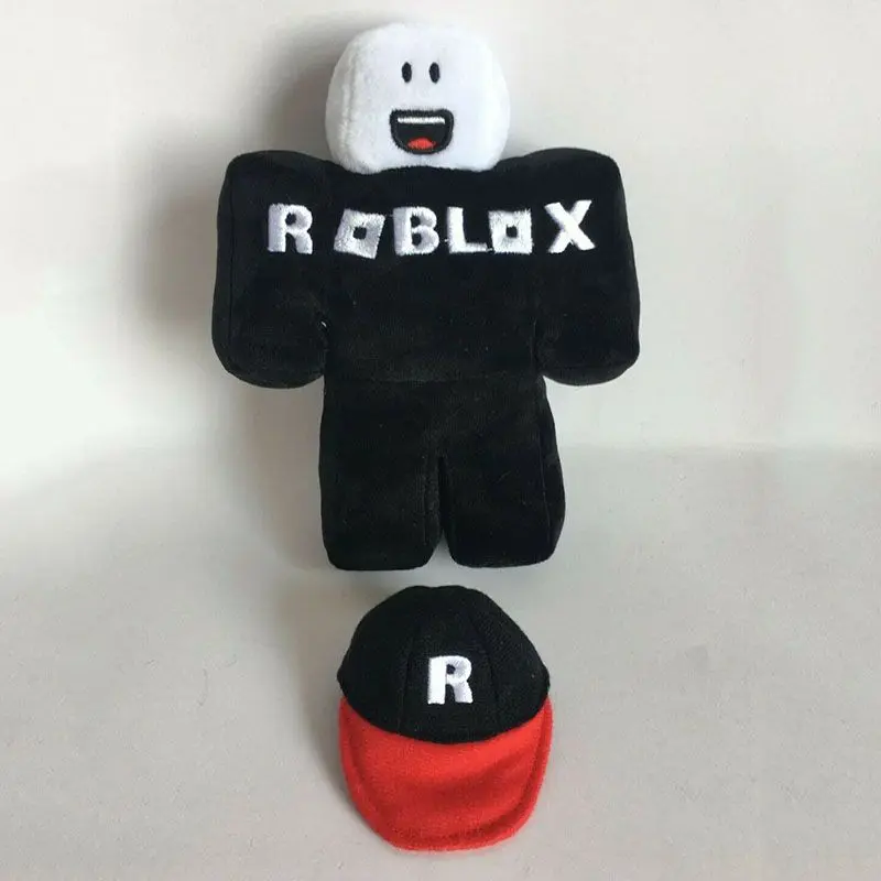 Boneka Plush Roblox Klasik 30cm Dengan Topi Dapat Dilepas Untuk Hadiah Natal Anak Berlebel SNI 3