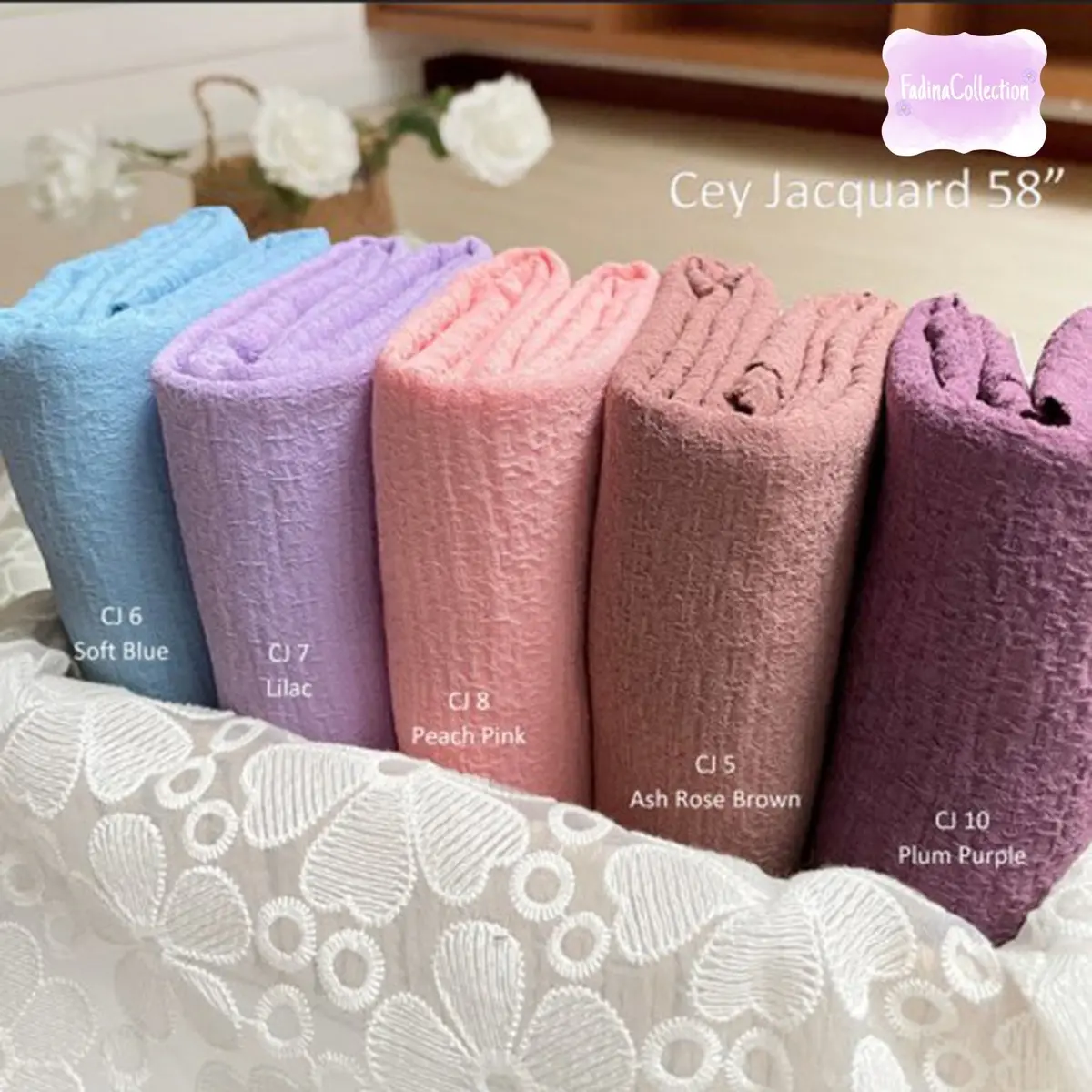 Hi-Quality Cey Jacquard Bidang 58/60 (CJ1-CJ22) Washable Washable Washable Washable