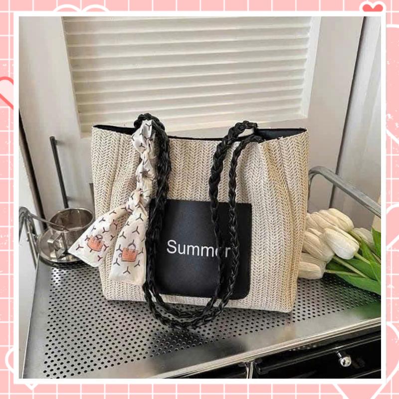 [ TẶNG KHĂN LỤA ] Túi xách nữ túi tote công sở da cói thời trang đi học đi chơi K286