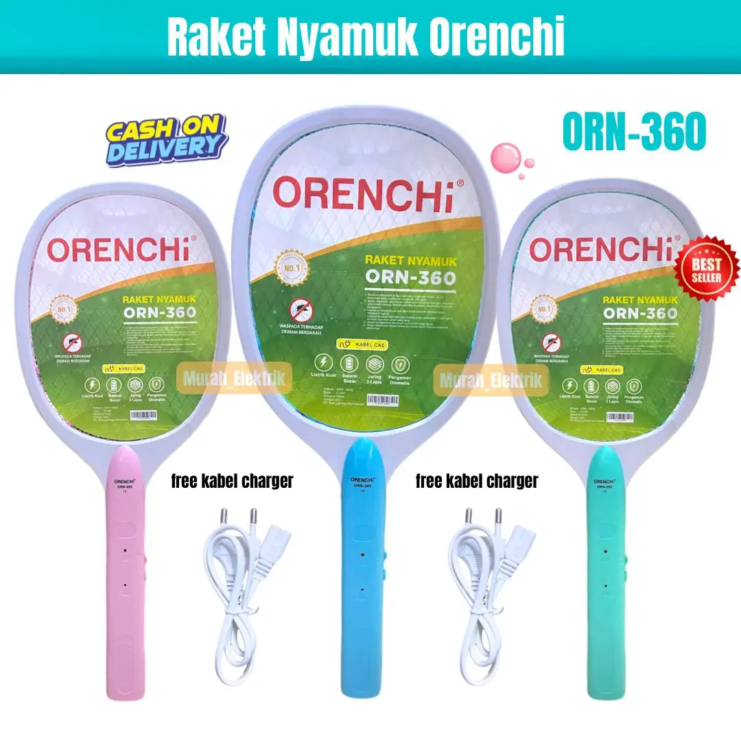 Raket Nyamuk/raket nyamuk luby/raket nyamuk visicom RN-3092/Raket Nyamuk viscom RN-3093/Raket/ Alat Pembunuh serangga Baterai Listrik