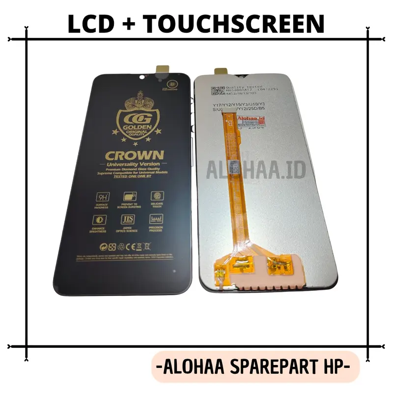 LCD V1V0 Y12 1904 / Y15 1901 / Y11 1906 / Y17 1902 / Y12I / Y3 FULLSET Golden Layar 0