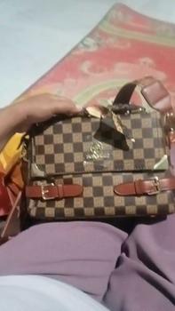 Product Review of FOXJAZZ Tas Wanita  Handbag & Selempang casual crosbody bag Simple - 131 from i**9 1