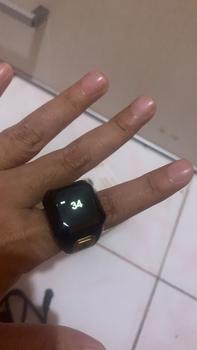 Product Review of Skytime Cincin Tasbih Penghitung Doa Elektronik SR01 Digital Smart Ring LED Display Bluetooth from @**y 0