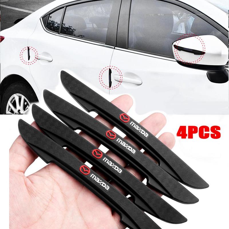 4PC Car Door Anti-collision Strip Bumper Protection Sticker Rear ...
