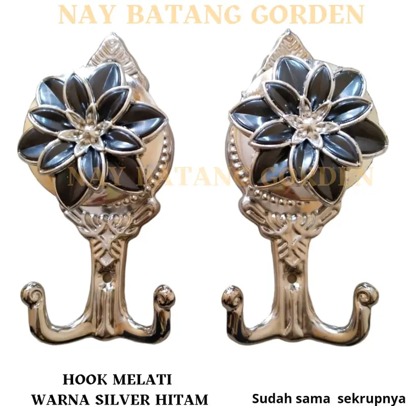 HOOK MOTIF MELATI/CENTOLAN TALI GORDEN MOTIF MELATI.jendela gorden indor tirai bambu 4