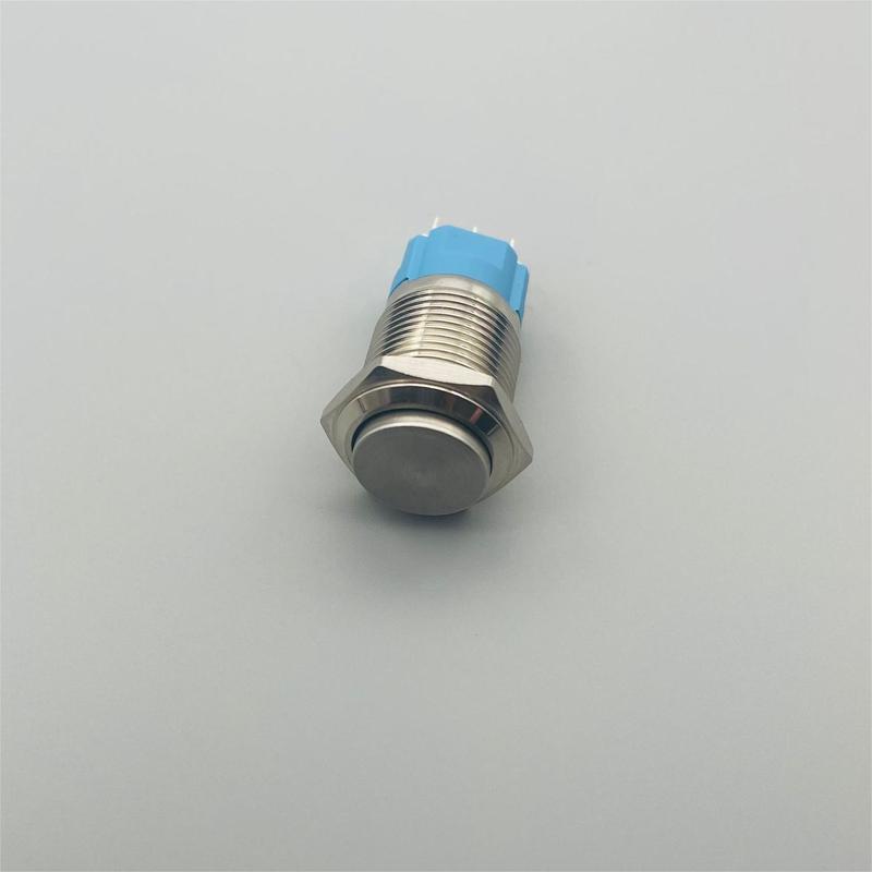 Product Introduction of Metal button switch 16MM three pin no light high head self-locking/resetting COM 1NO 1NC waterproof IP65 start switch energy storage switch 4