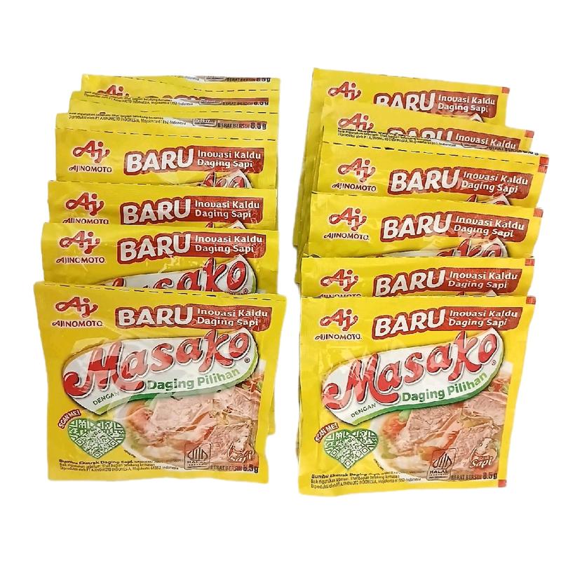 ( 1 Renteng Isi 12 Sachet ) Masako Sapi Dan Ayam Penyedap Rasa - Shop ...