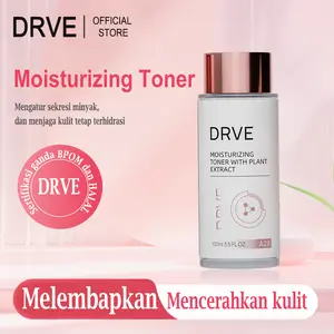 DRVE Toner Melembabkan dengan Ekstrak Tumbuhan & Niacinamide untuk Kulit Sensitif 100ml Sertifikasi ganda BPOM dan HALAL