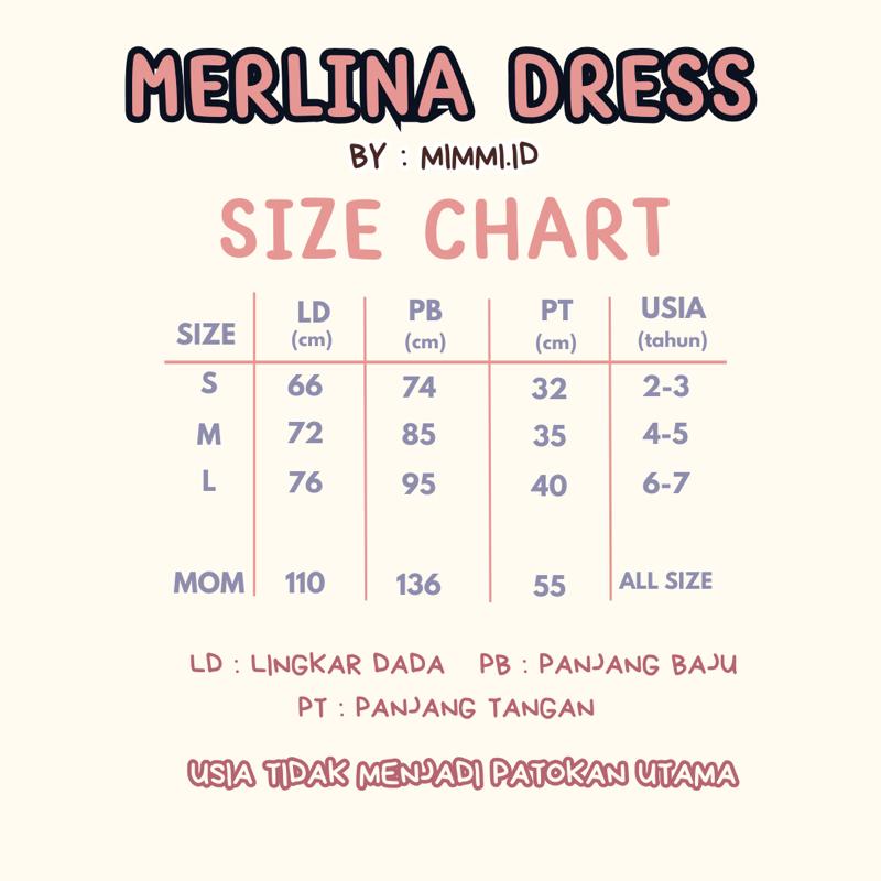 (MIMMI.ID) Merlina dress gamis couple Ibu dan anak bahan silk motif mix shopia Baju Muslim