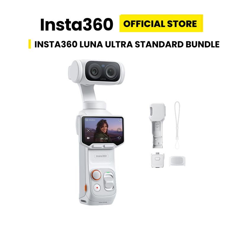 Camera Insta360 Luna Ultra Standard Bundle | Máy Quay Chống Rung 8K AI - Camera