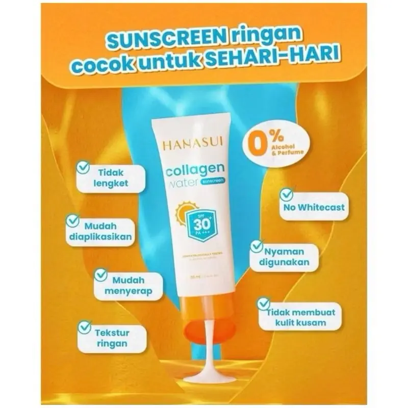 HANASUI SUNSCREEN COLLAGEN WATER Sunblock 2