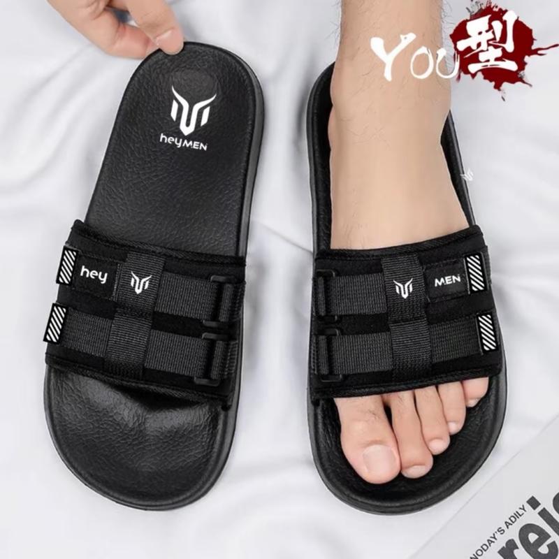 Sendal Selop Kekinian Pria 2025 Warna Hitam Size 39-43 dengan Karet - Shoes Sandal 2
