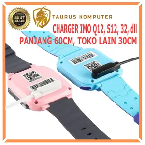 Kabel Charger Jam Tangan Imo Imoo Smartwatch Anak Q12 IP67 Z5 Z6 W33 Evercoss B5 J1 Casan Magnet