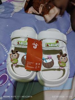 Product Review of (8002K-4/T-4) Sandal Let Jokixx Eva Anak Perempuan Karakter  Pop Mart Labubu Coconut Ban 2 Super Kiyowo Empuk Nyaman / Ukuran 24-35 from c**a h**y 0