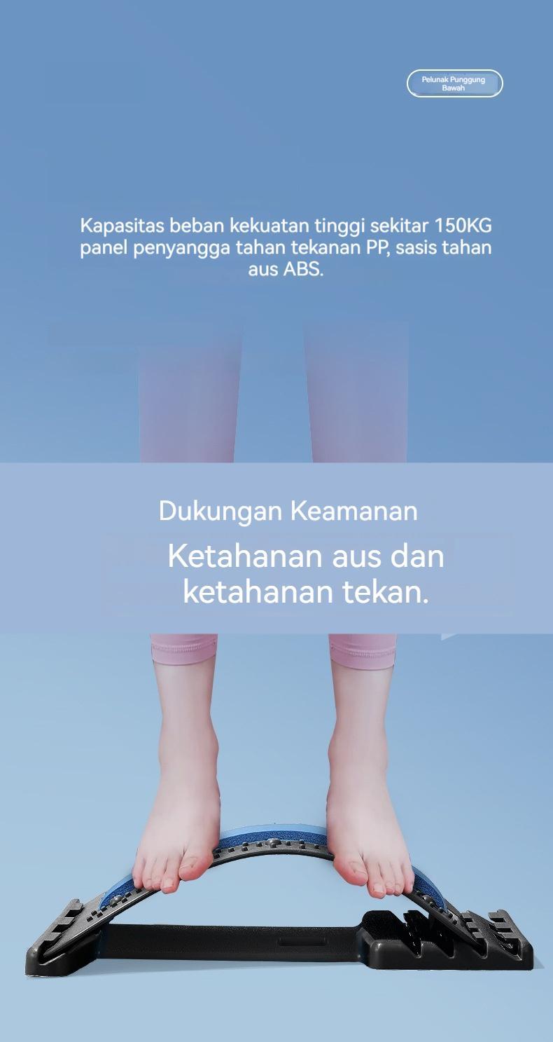 【Bantuan Olahraga】Papan Lumbar, Alat Regangan Lumbar Versi Upgrade | Alat Bantuan Postur Olahraga