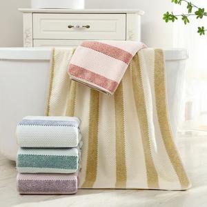 ผ้าขนหนู, 1 ชิ้น, ผ้าขนหนูอาบน้ำป้องกันการทุยในชีวิตประจำวันซูเปอร์มาร์เก็ต, สไตล์ร่วมสมัย, ซักมือได้, ขนแกะปะการังน้ำหนักเบา