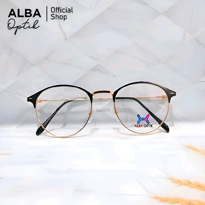 AlbaOptik Kacamata Photocromic Anti Radiasi HP Komputer Minus Plus Murah K Perempuan kekinian Eyewear Glasses Cat Daily Kacamata Bulet Kacamata One Drive Wanita Lensa Photocromic Anti Radiasi UV & Blueray Bonus Hardcase Lap Anti Embun Lens Cleaner 2