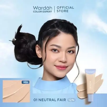WARDAH Lightening Liquid Foundation 6ml - Mini Size 3