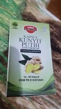 Product Review of Kapsul Ekstrak Kunyit (Kunir) Putih Ath-Thoifah Original BPOM | Herbal Terapi Kanker Tumor Miom Kista Vertigo Dll from A** F**a 0